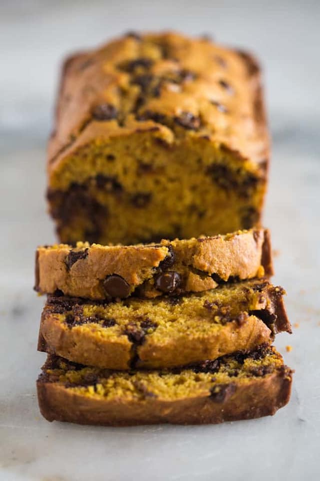 Chocolate chip bread loaf