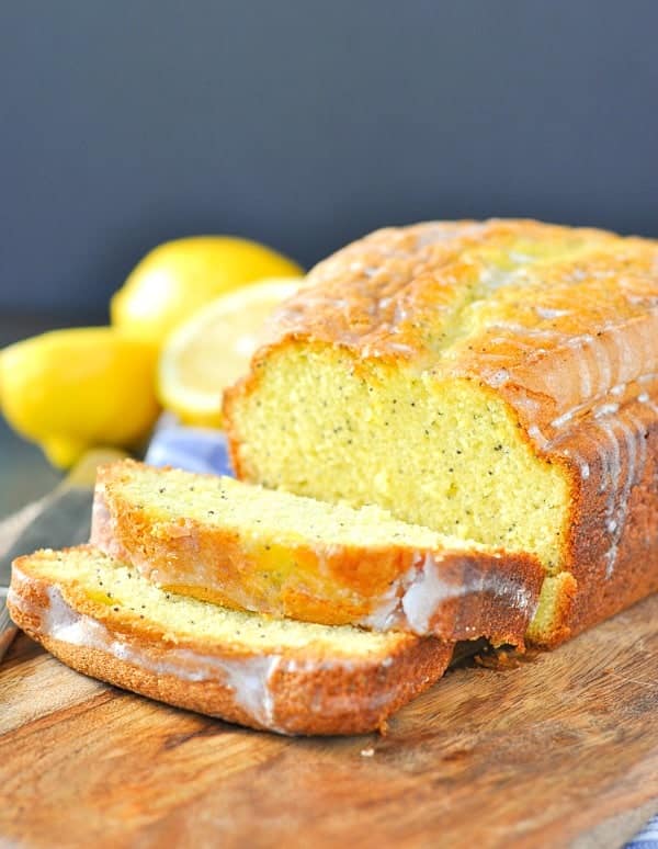 Lemon poppyseed loaf